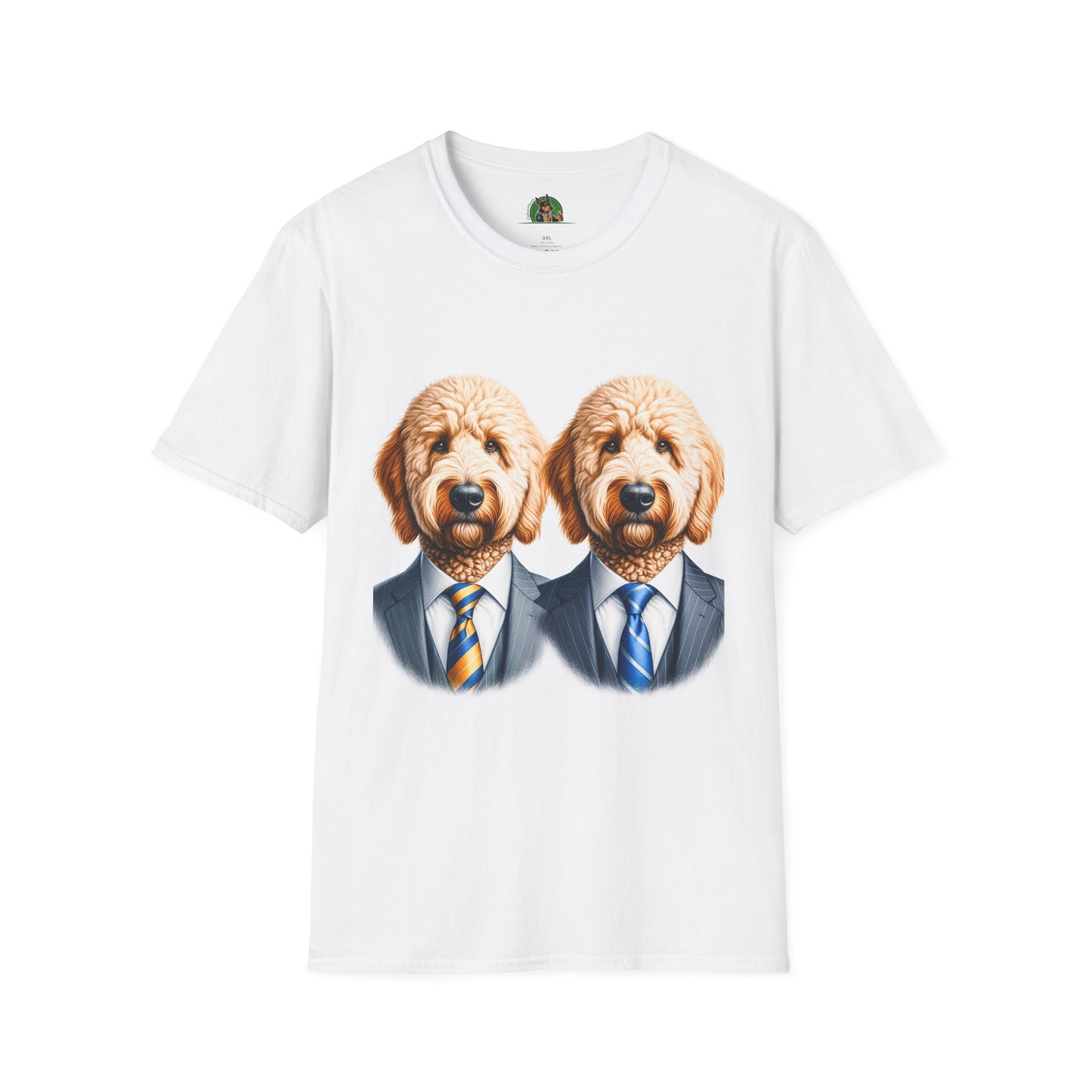 Golden Doodle two suits shirt T-Shirt Printify XS White