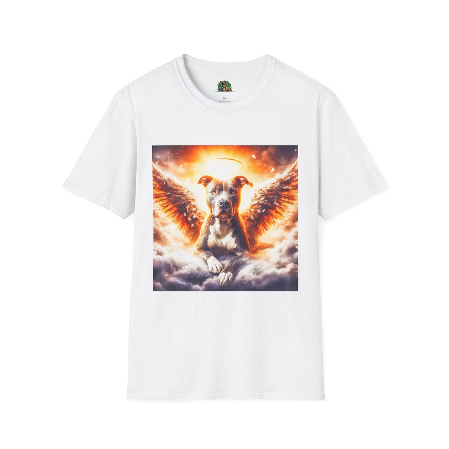 Pit Bull Angel shirt T-Shirt Printify XS White