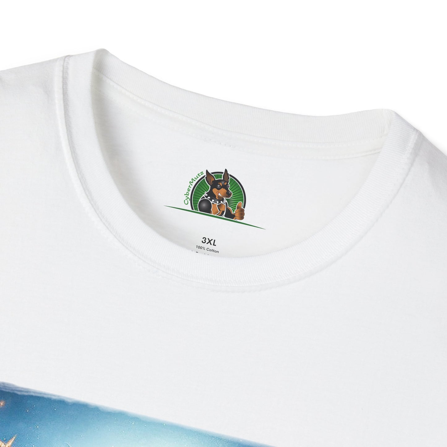 Min Pin T-Shirt pretty Angel T-Shirt Printify