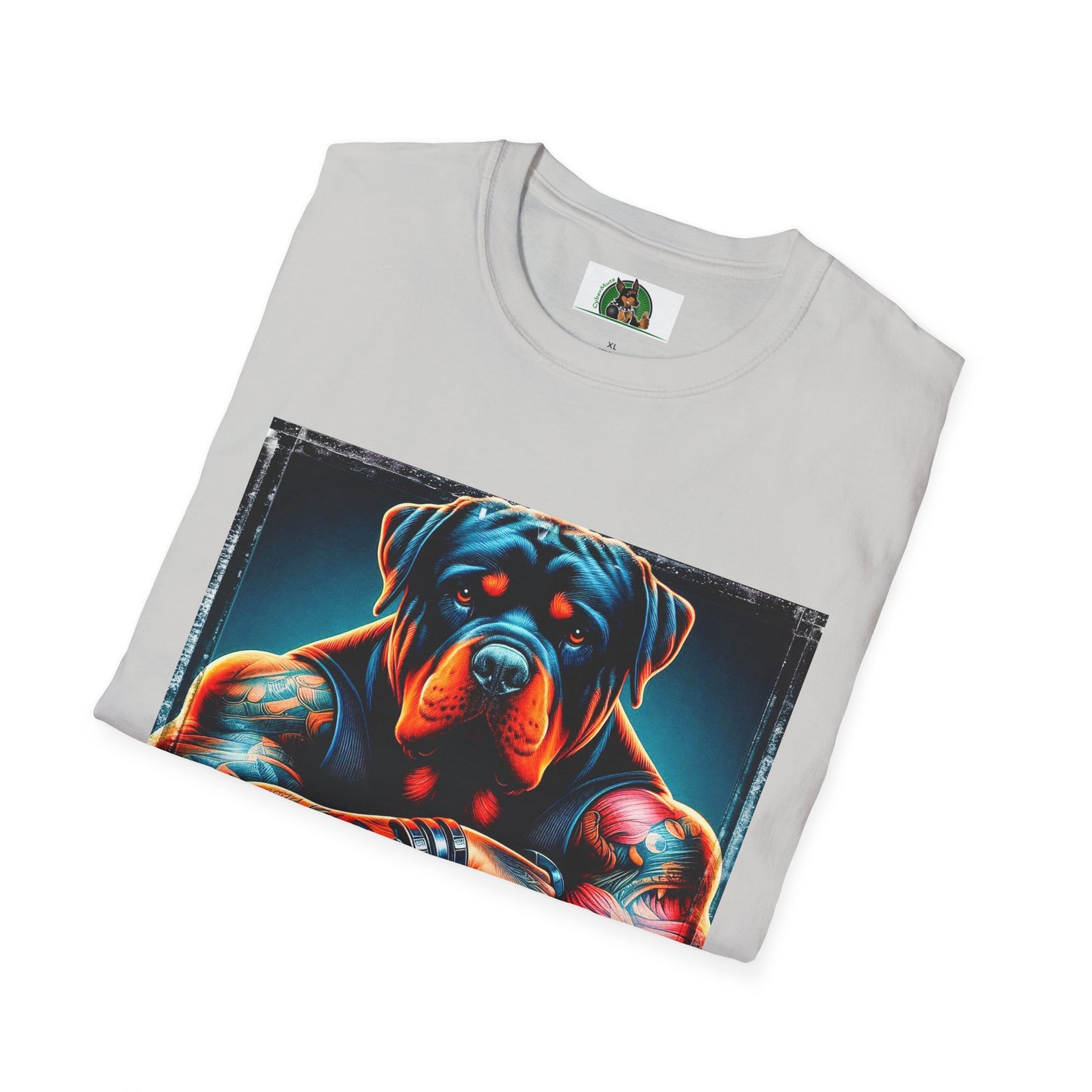 Rottweiler big muscles shirt