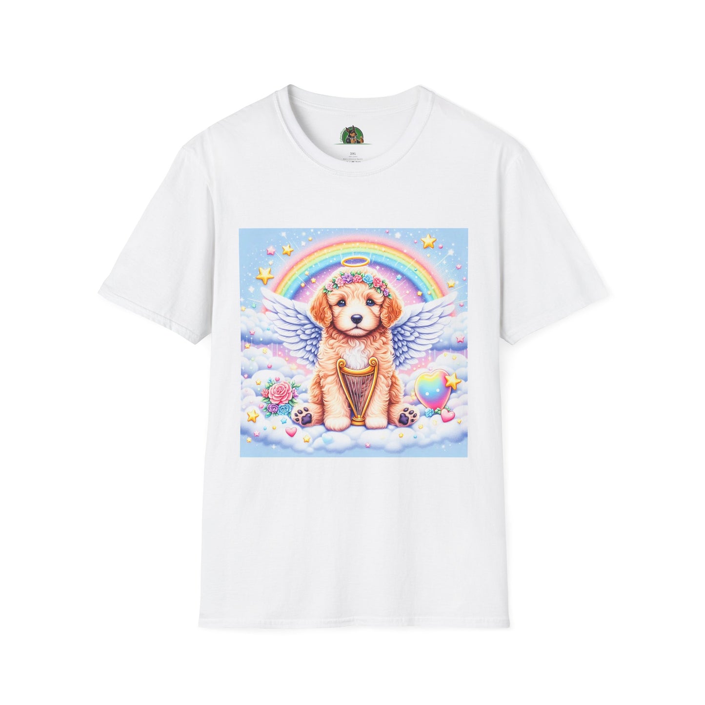 Golden Doodle baby heavenly Angel shirt T-Shirt Printify XS White