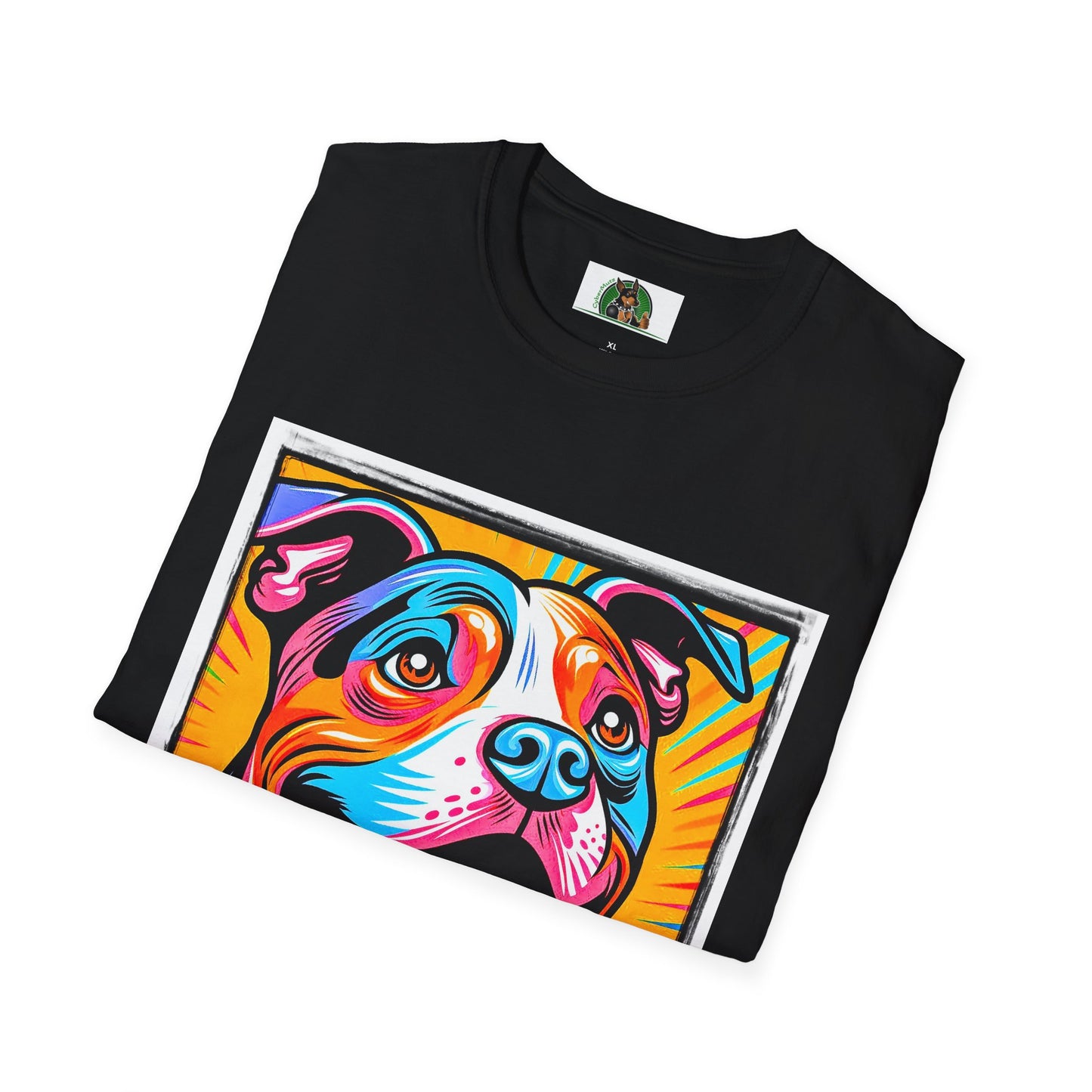 Pit Bull pretty colors shirt T-Shirt Printify