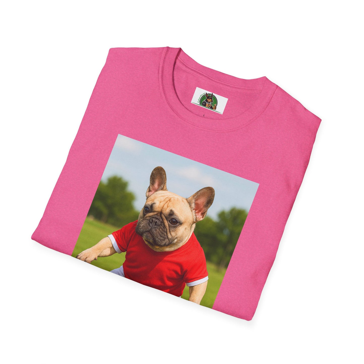 Sports Soccer French Bulldog T-Shirt