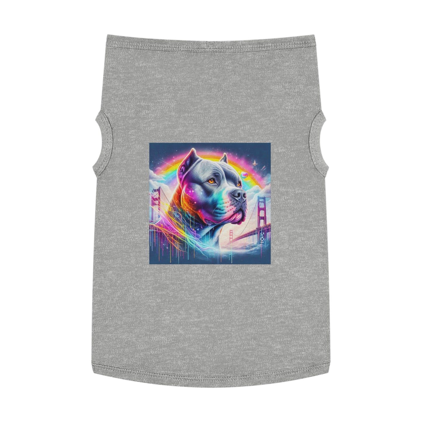 Pet Tank Top Pit Bull colors Pets Printify XL Heather