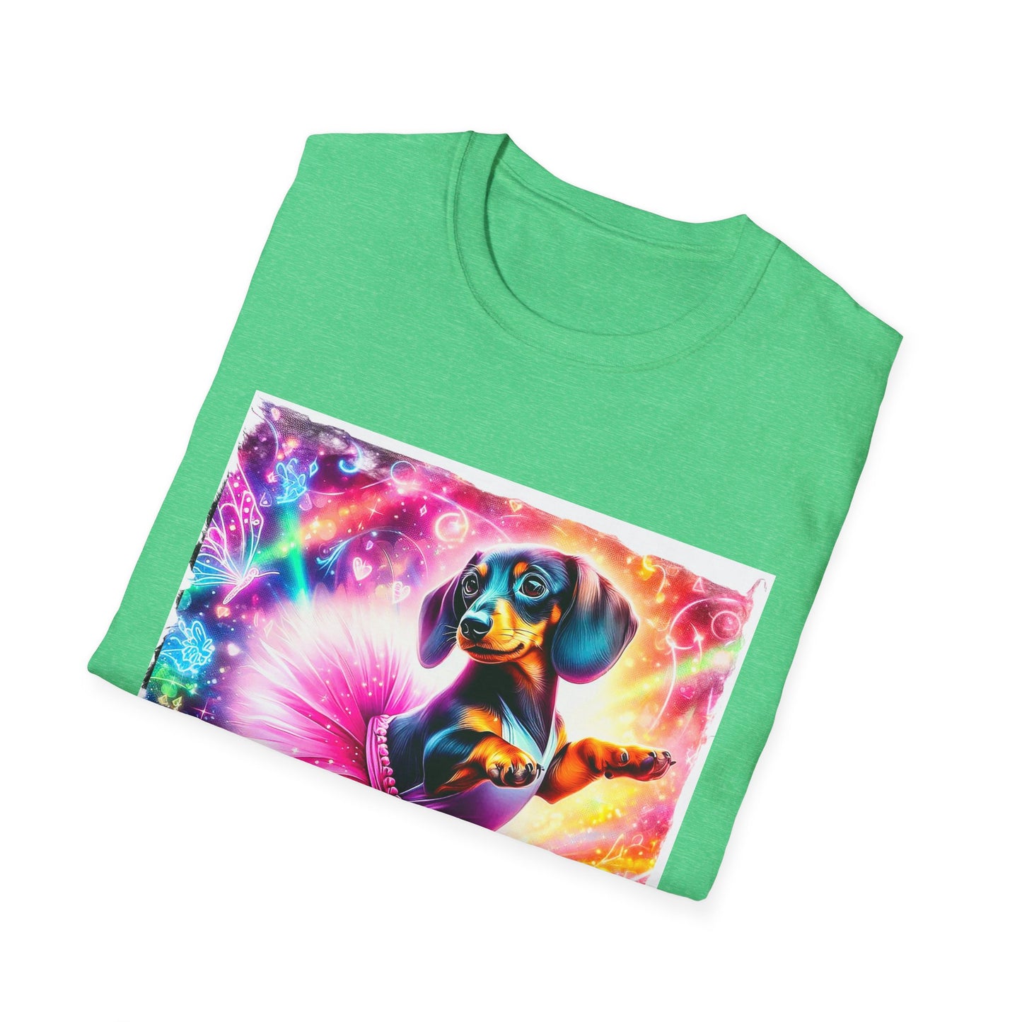 Dachshund pretty ballerina t shirt