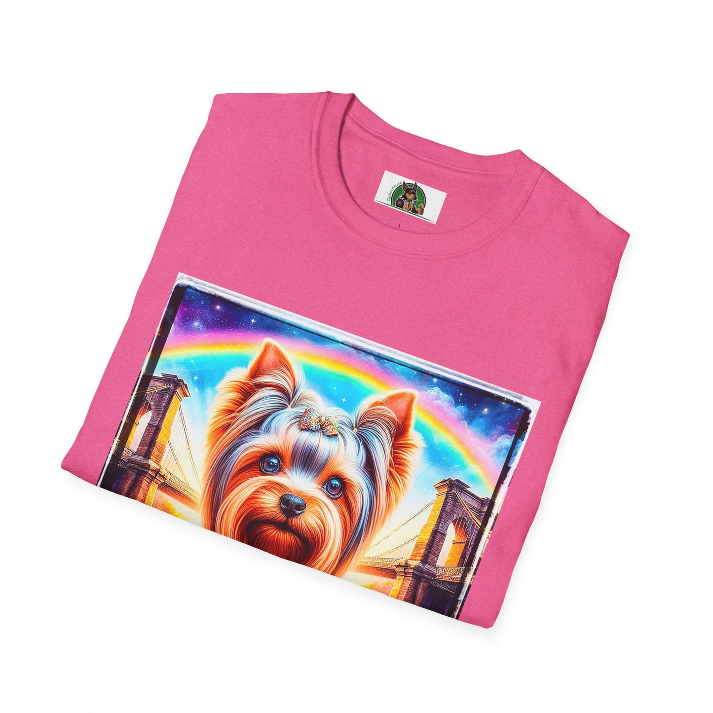 Yorkie rainbow bridge shirt