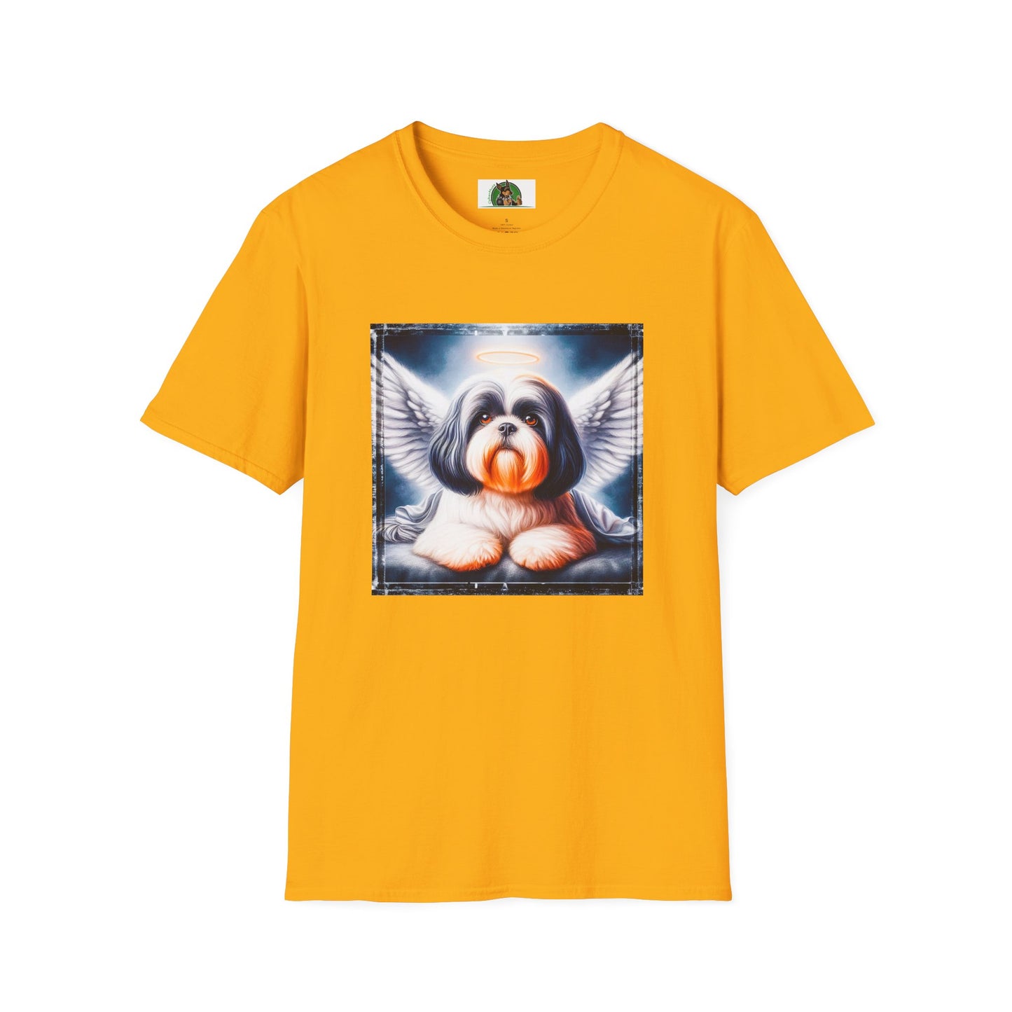 Shih Tzu Heaven anf clouds shirt T-Shirt Printify S Gold