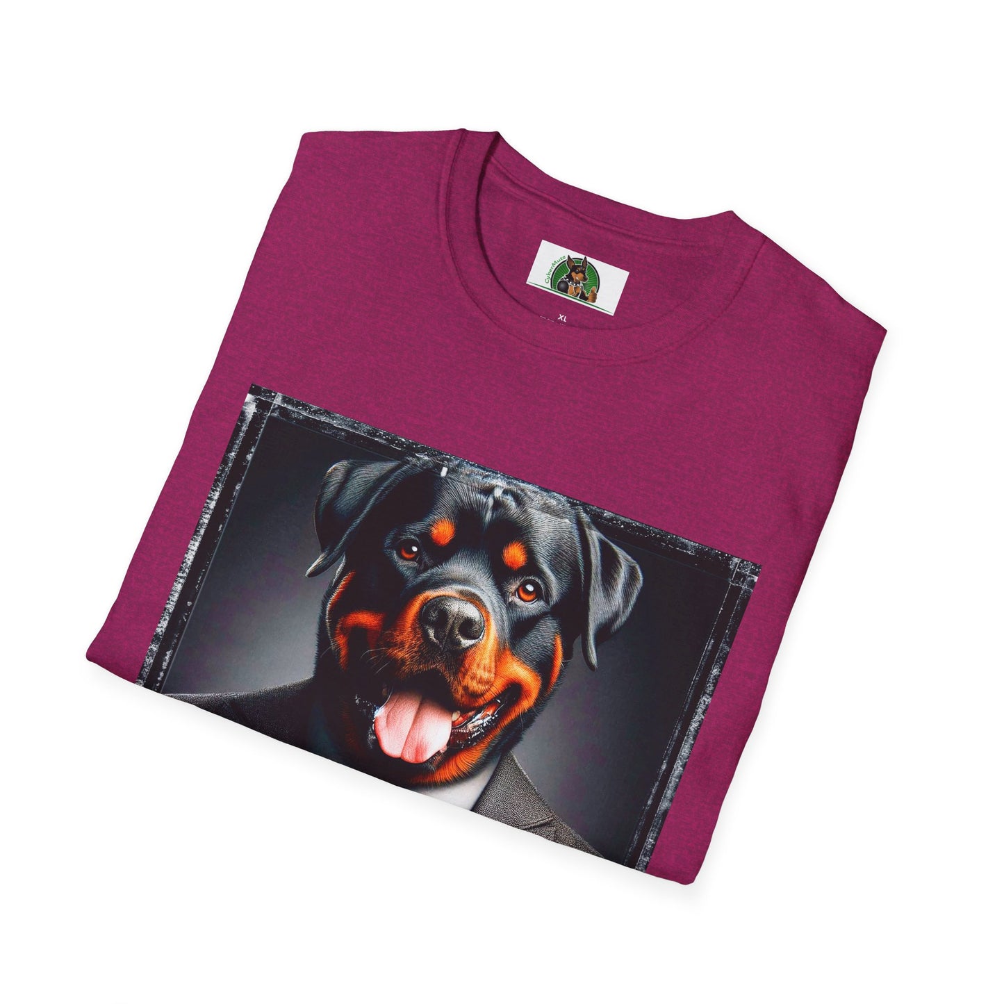 Rottweiler nice suit shirt
