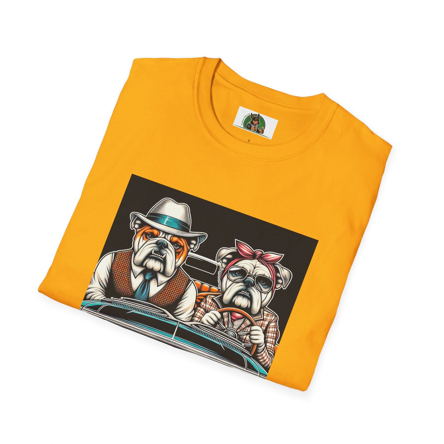 Wacky Bulldog 20s couple t shirt