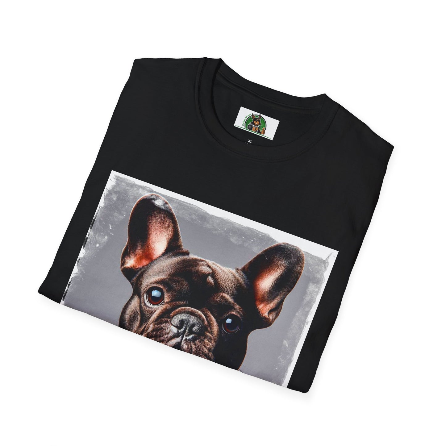 French Bulldog smart businessman T-Shirt Printify