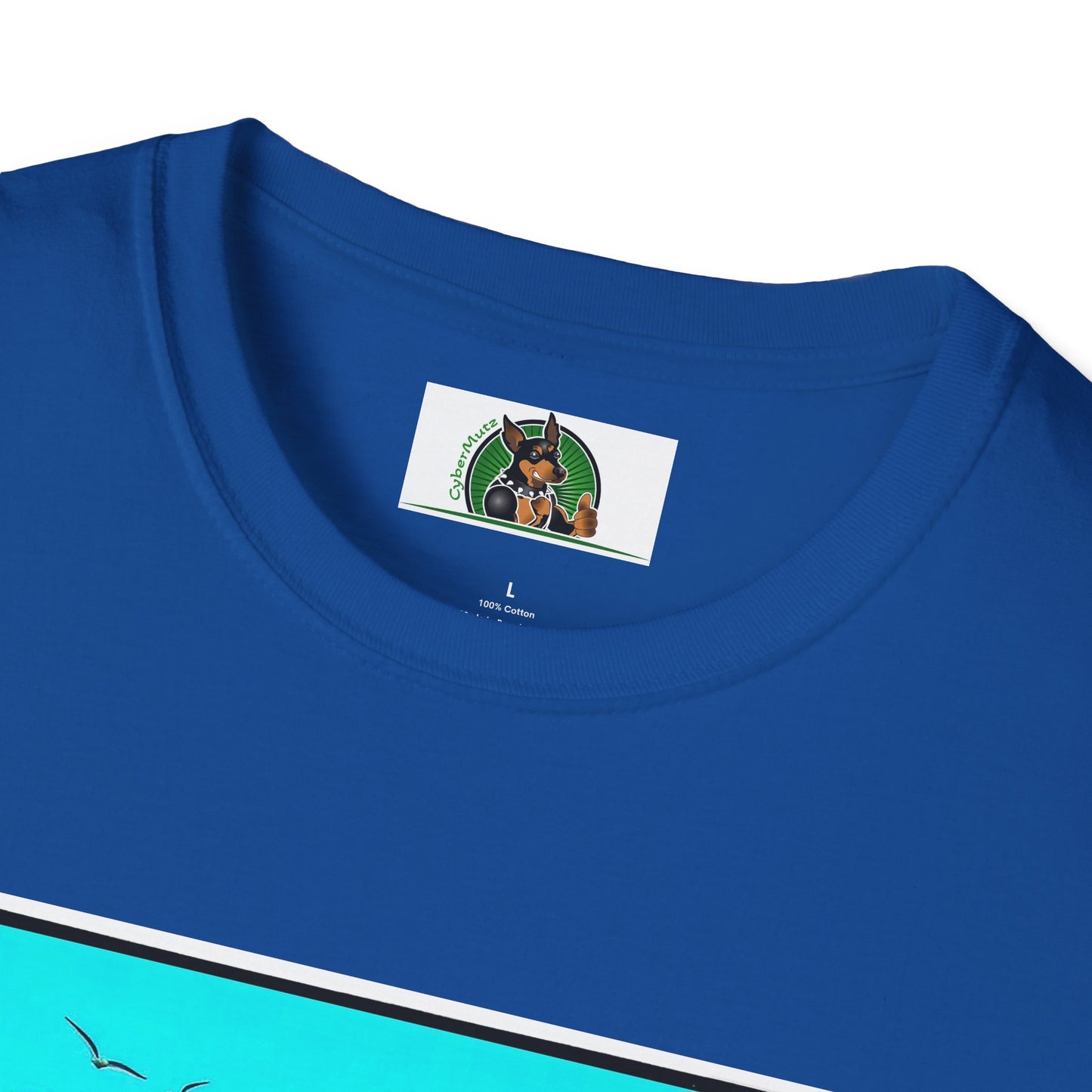 Australian Shepherd Wearing Hawaiian Shirt Surfer Dog T-Shirt Printify