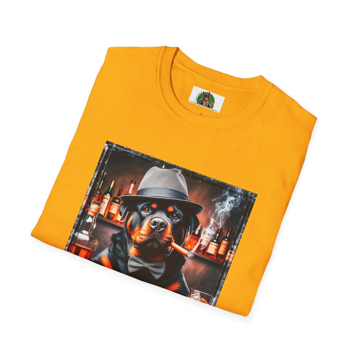Rottweiler smoking a cigar shirt