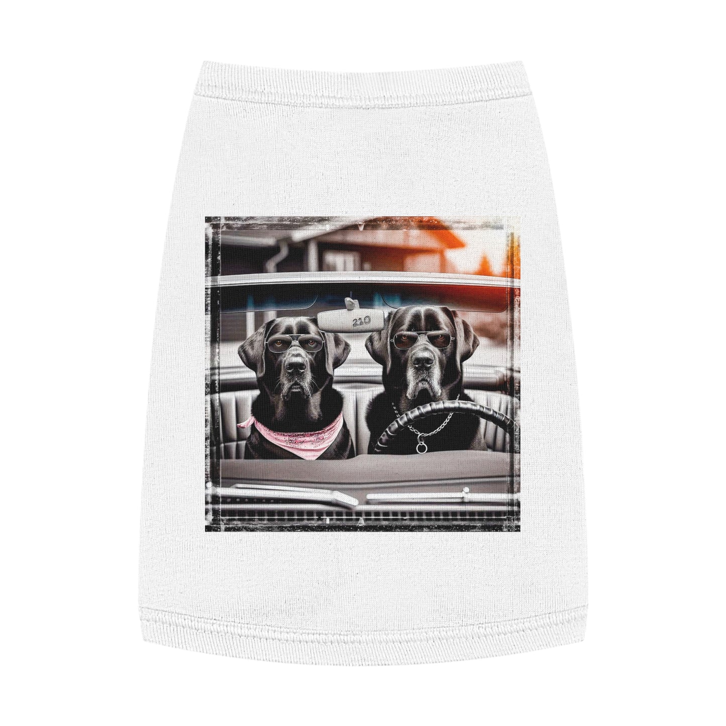 Labrador retriever fun couple shirt Pets Printify M White