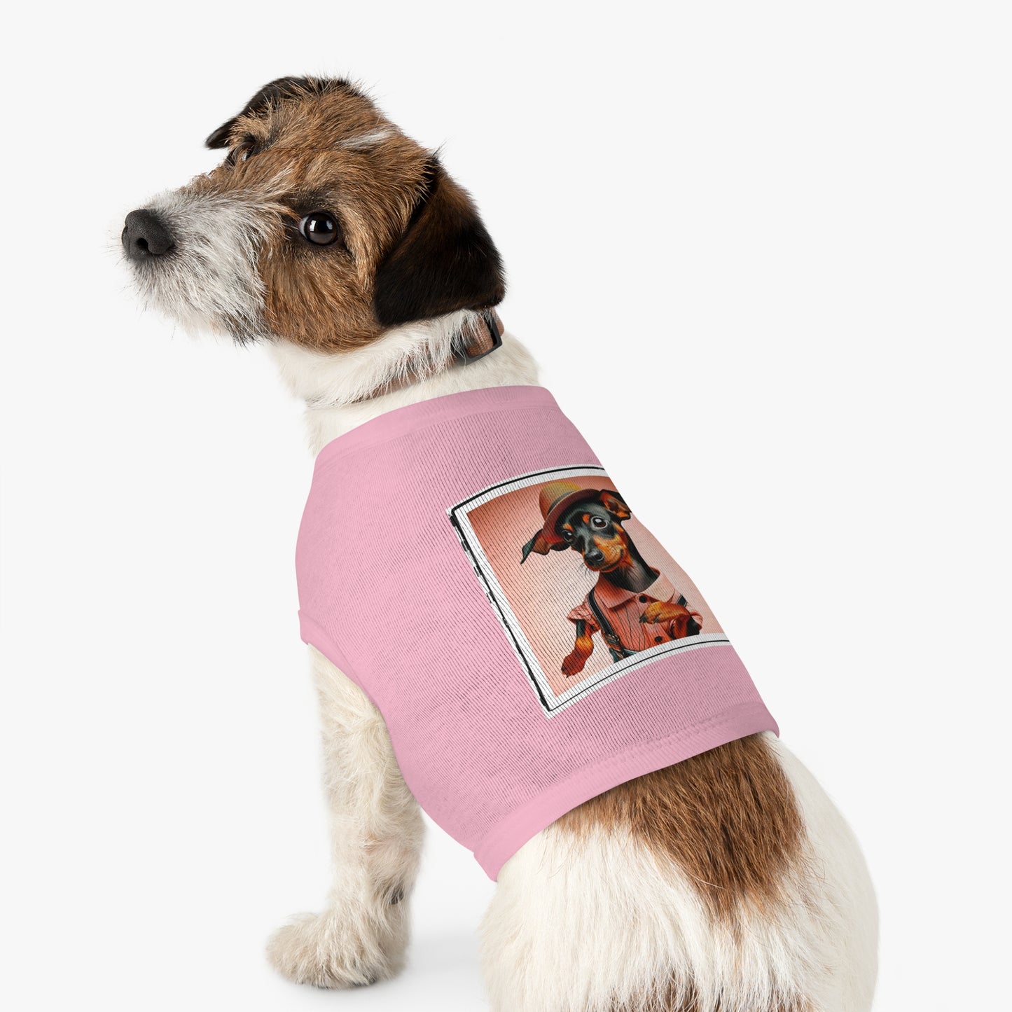 - Min Pin Tank Tops tiny dancer Pets Printify