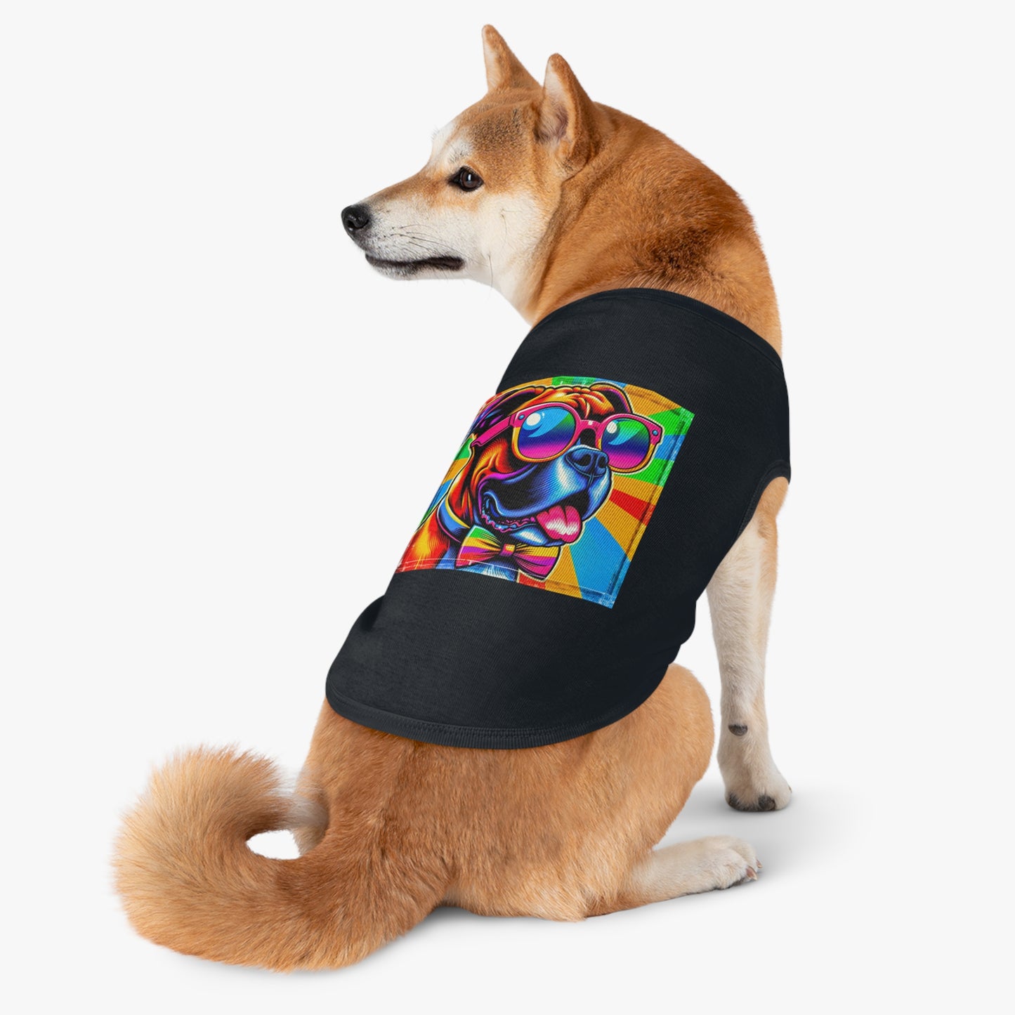 Pet Tank Top Boxer Pets Printify