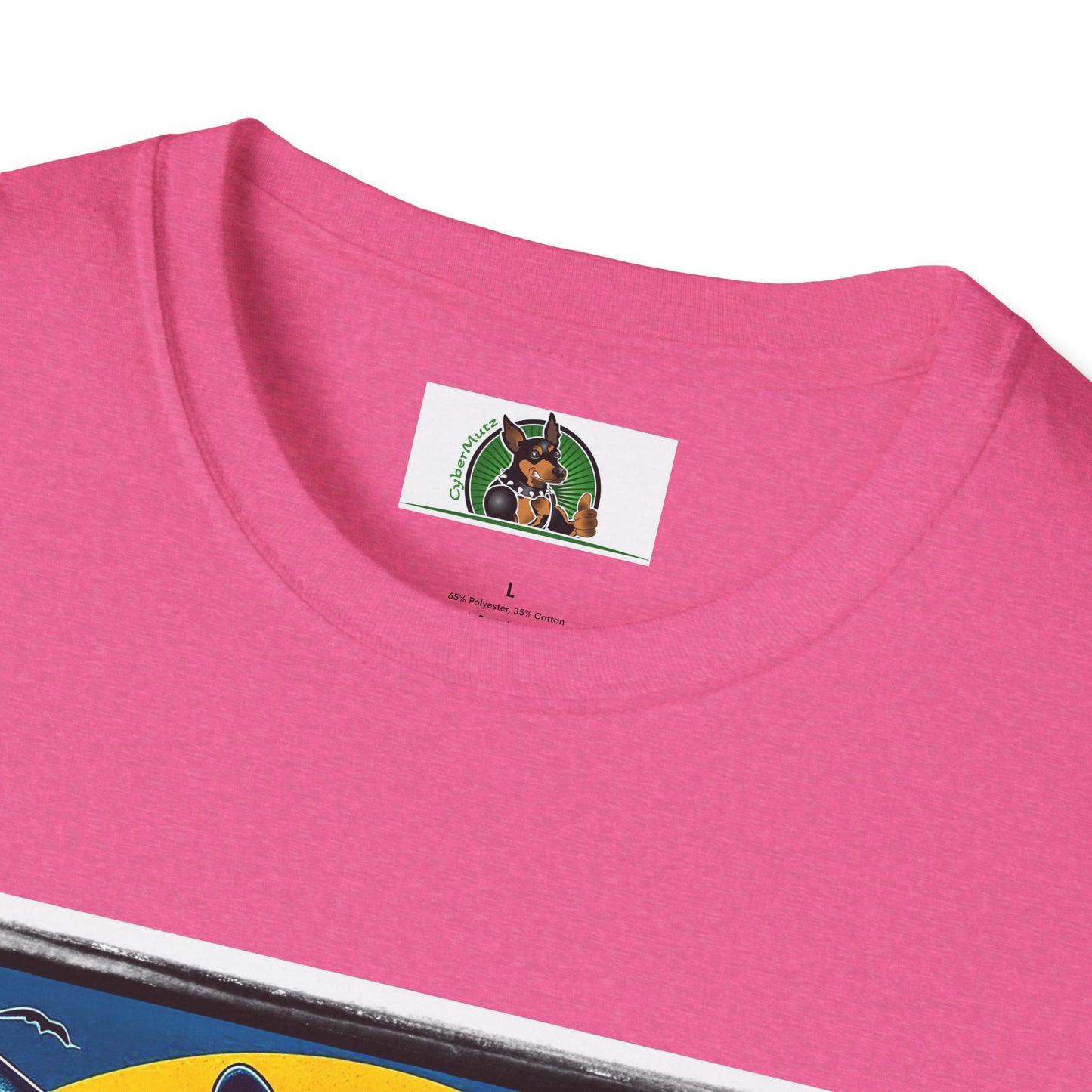 Boston Terrier Male Dog With Boogie Board T-Shirt Printify