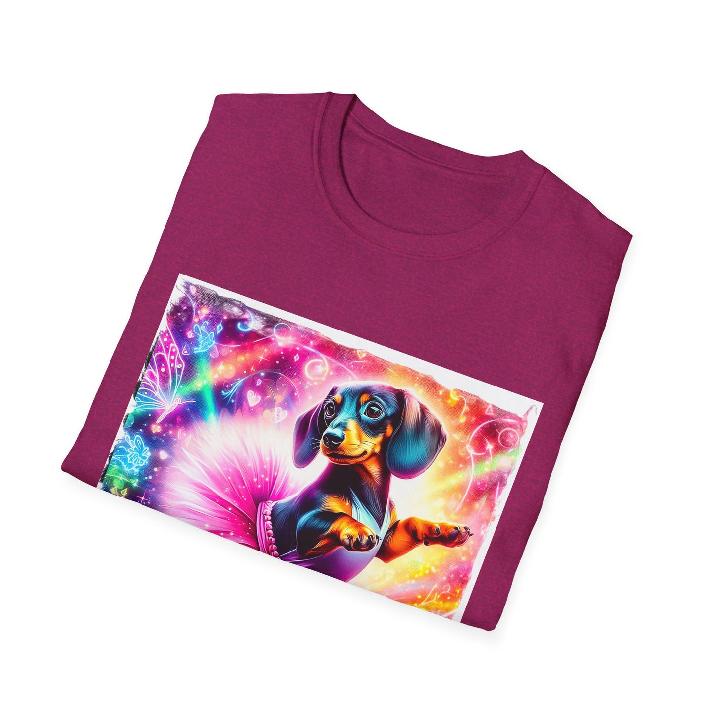Dachshund pretty ballerina t shirt