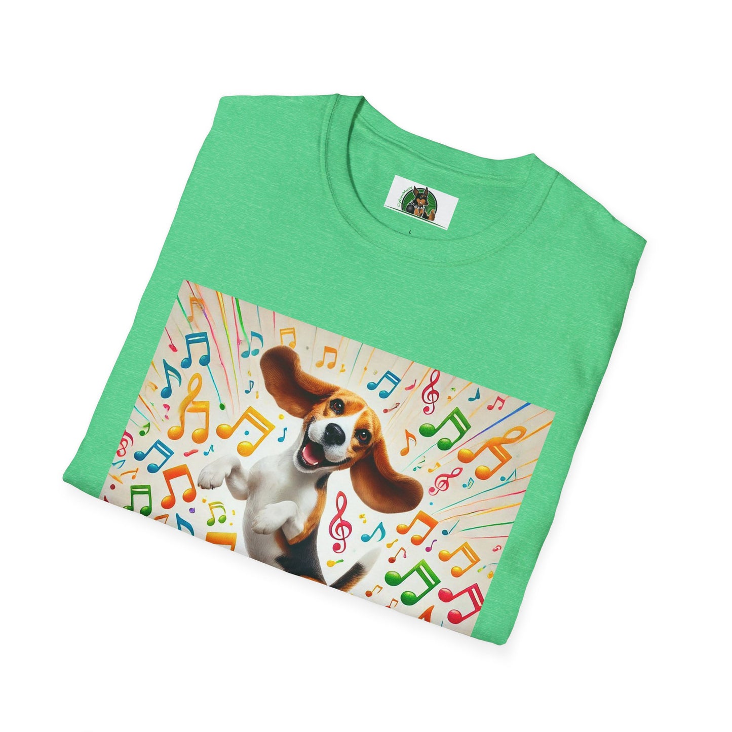 Beagle Dancing T-Shirt - Unisex Softstyle Tee