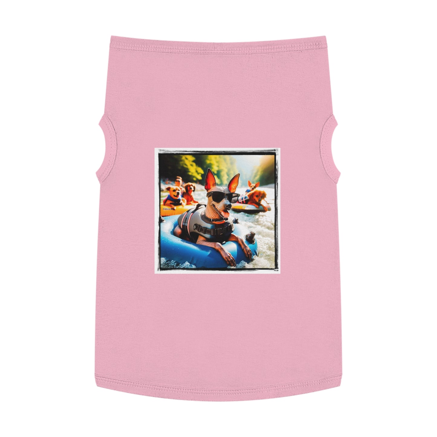 Mexican Hairless lake rafting shirt Pets Printify XL Pink