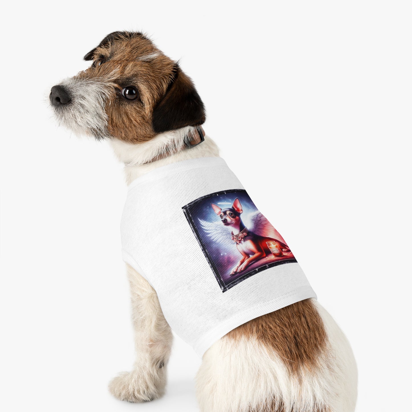Pet Tank Top Rat Terrier Angel Pets Printify