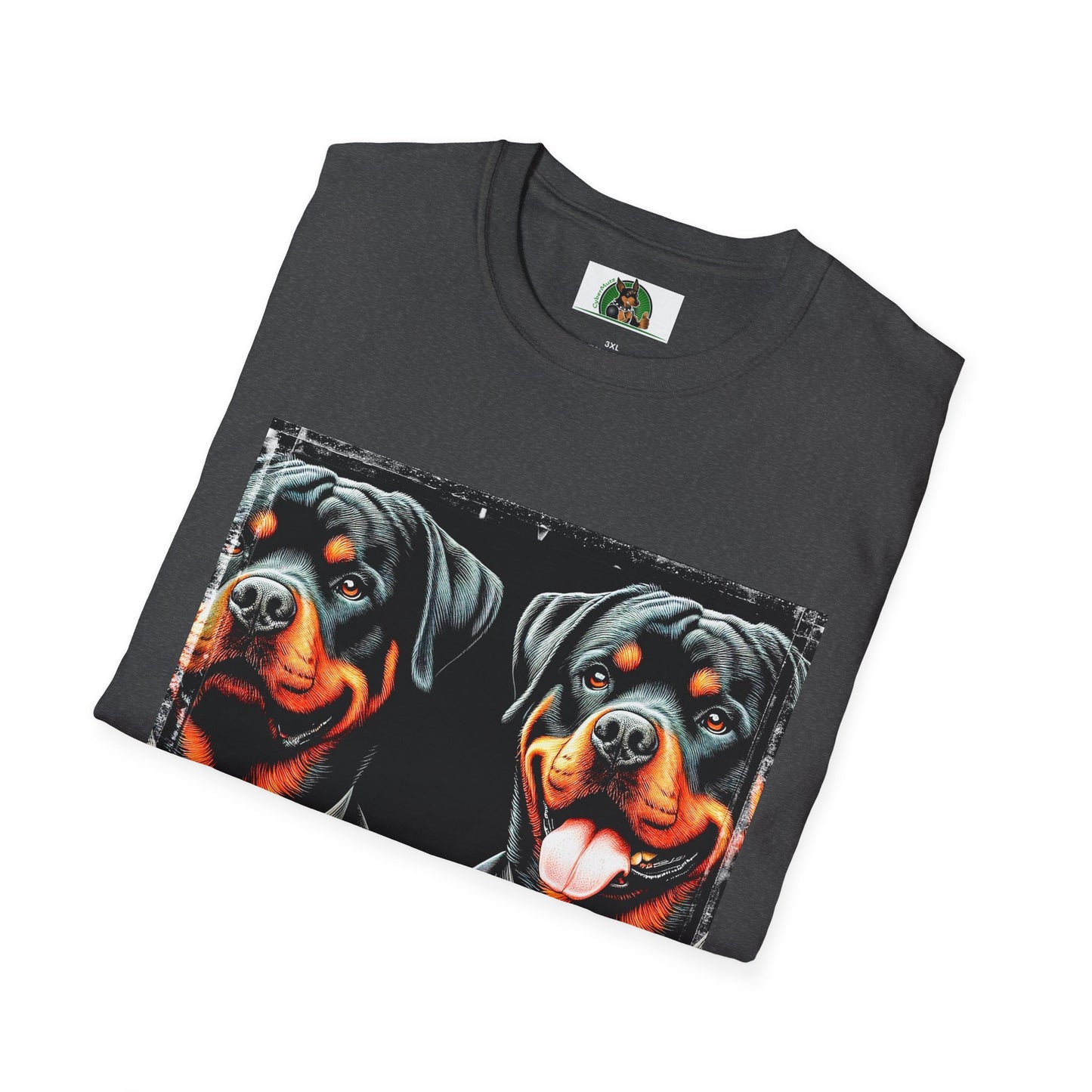 Rottweiler two suits shirt T-Shirt Printify
