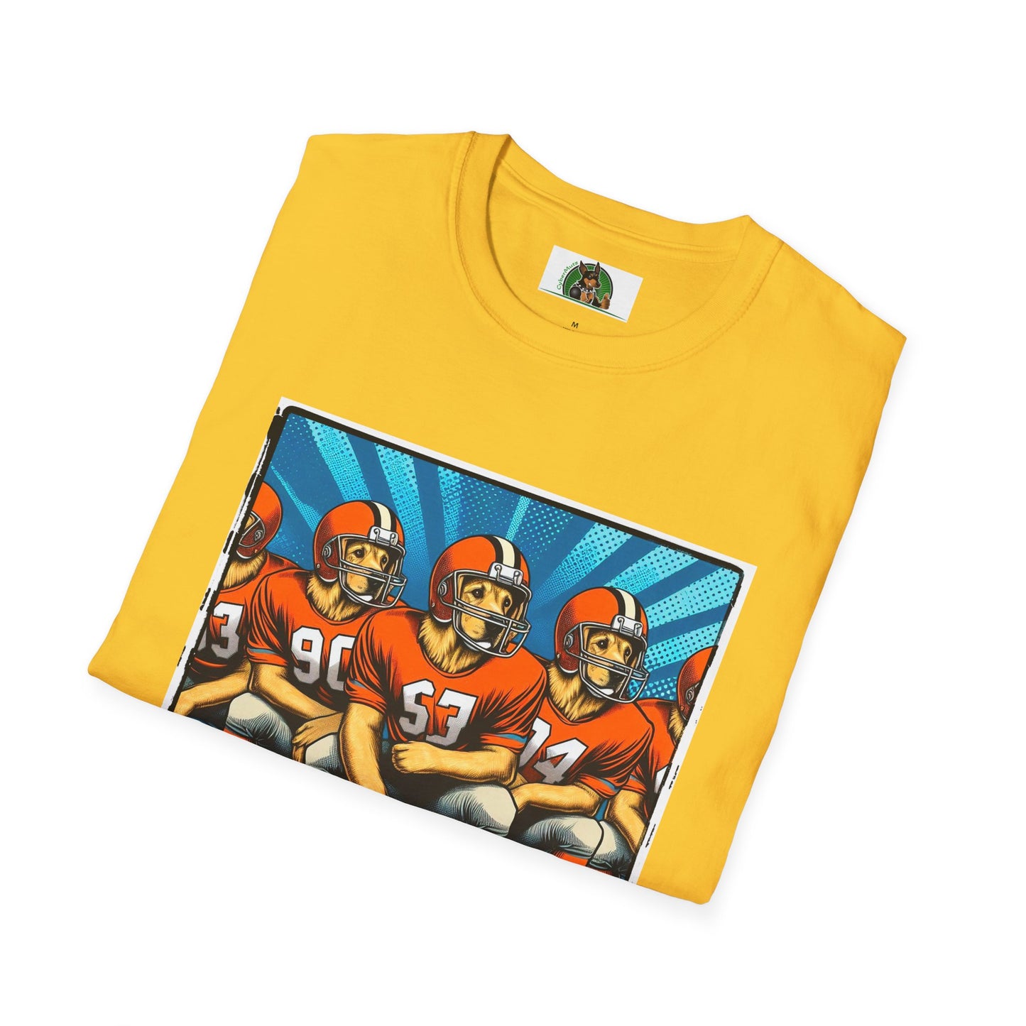 Golden Retriever football sports team shirt
