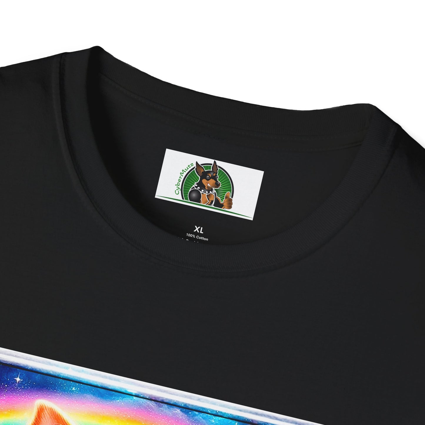 Yorkie rainbow bridge shirt T-Shirt Printify