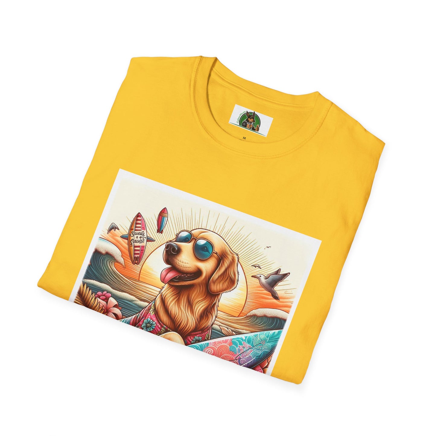 Golden Retriever beach day shirt