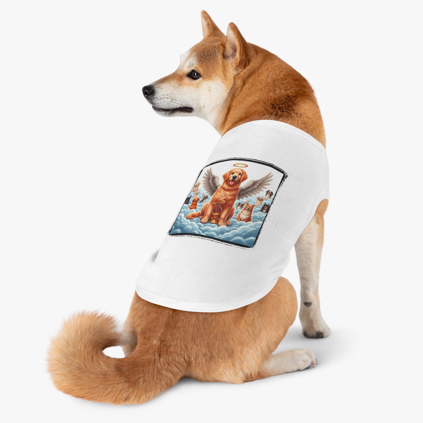 Golden Retriever tank top puppy heaven