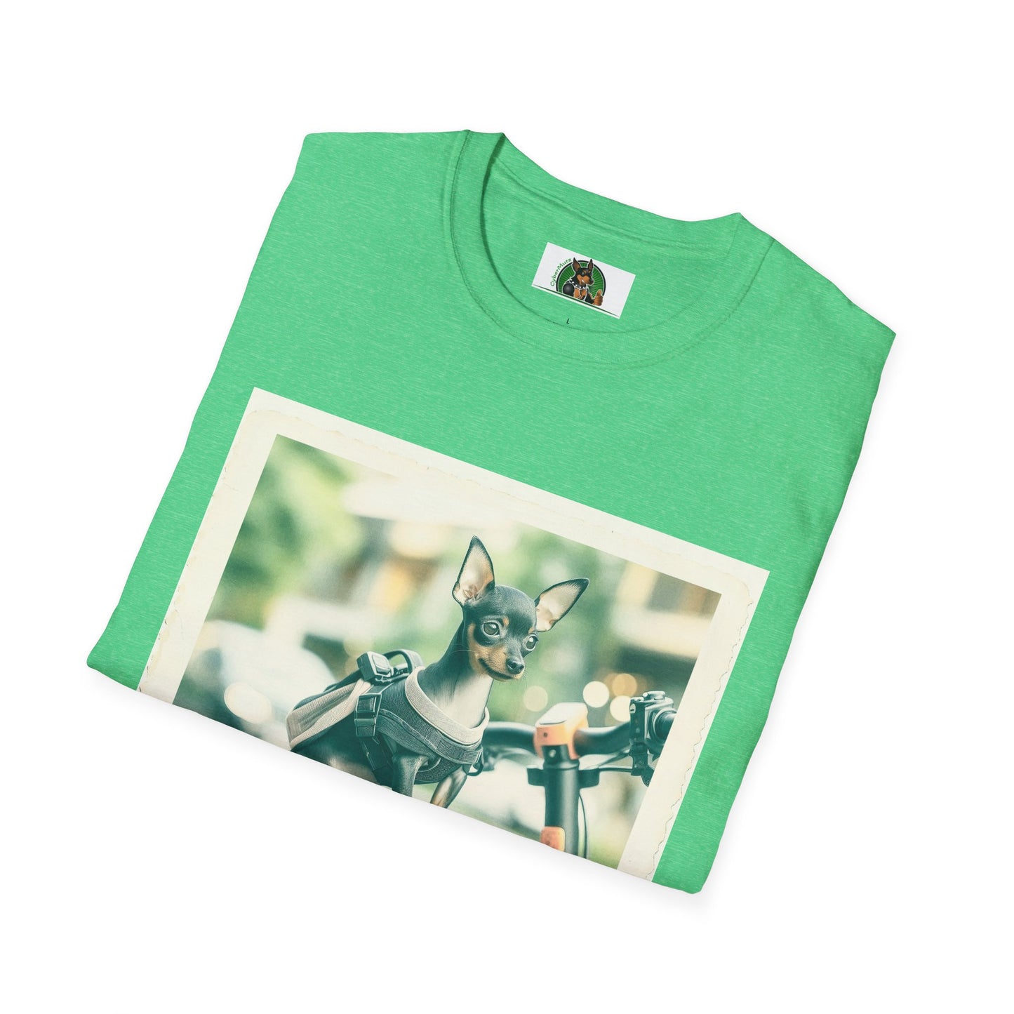 Min Pin T-Shirt scooter riding