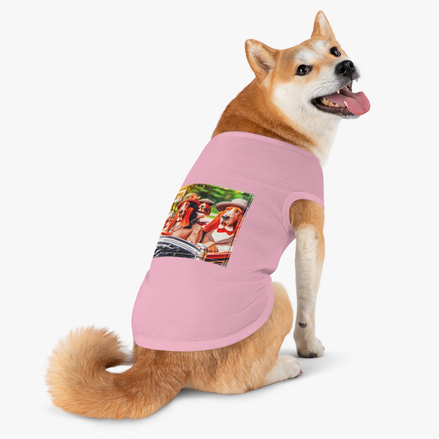 Pet Tank Top Wacky Basset Hound