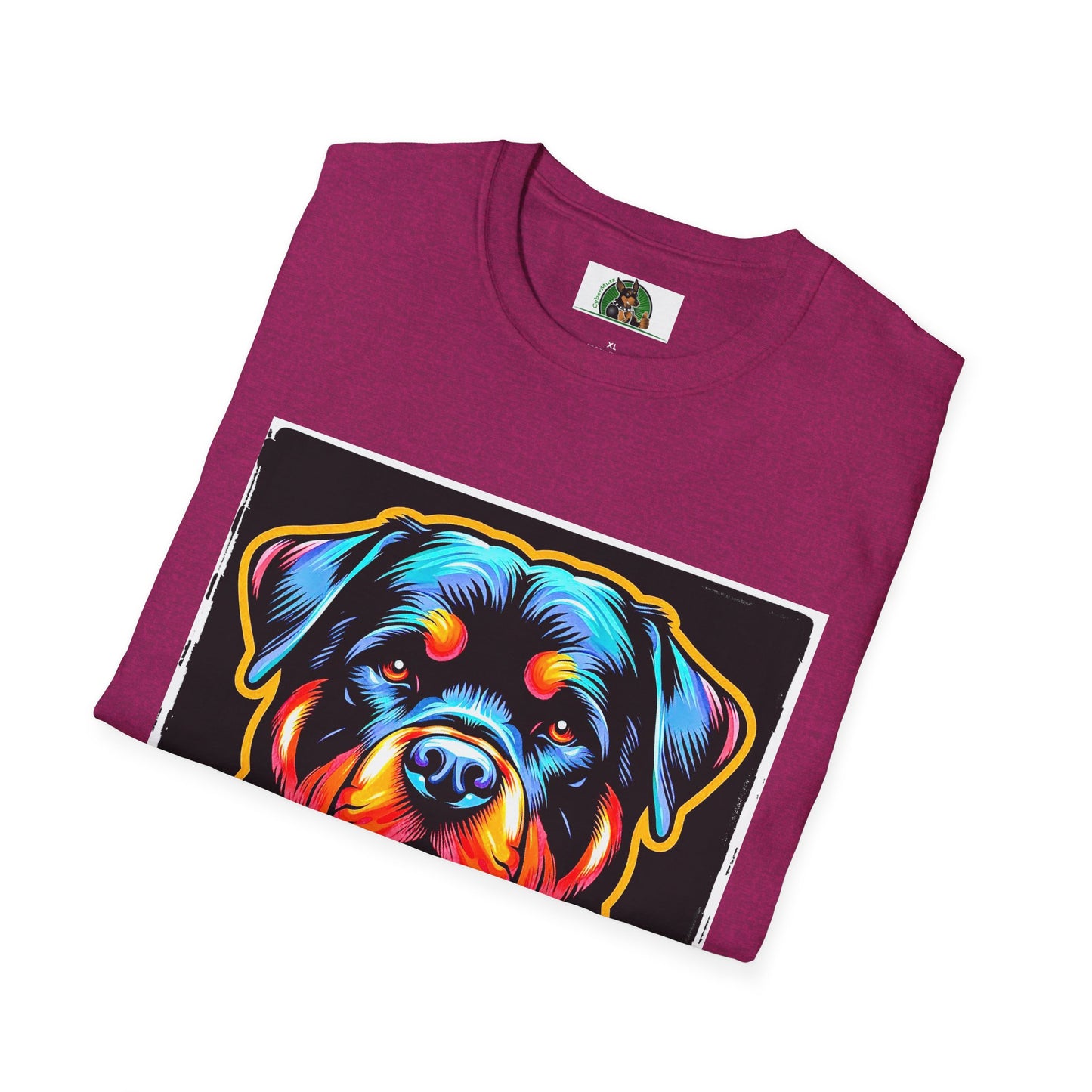 Rottweiler colorful puppy shirt
