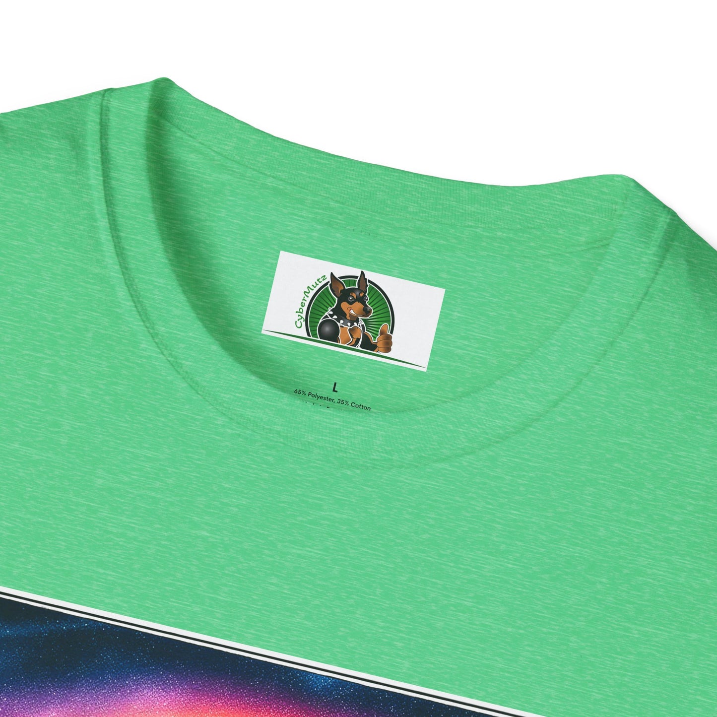 Australian Shepherd Rainbow Bridge And Lake T-Shirt Printify