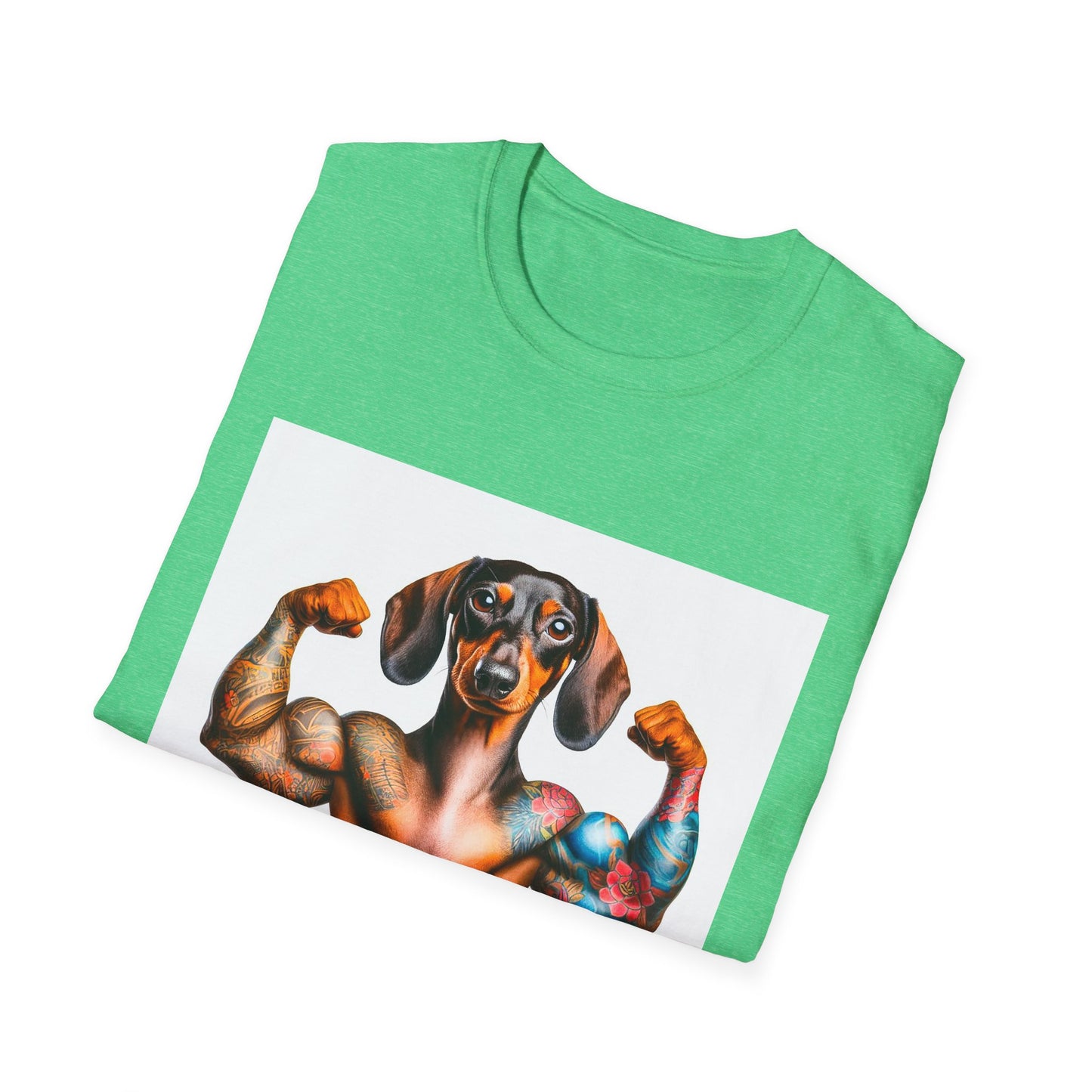 Dachshund muscles man t shirt