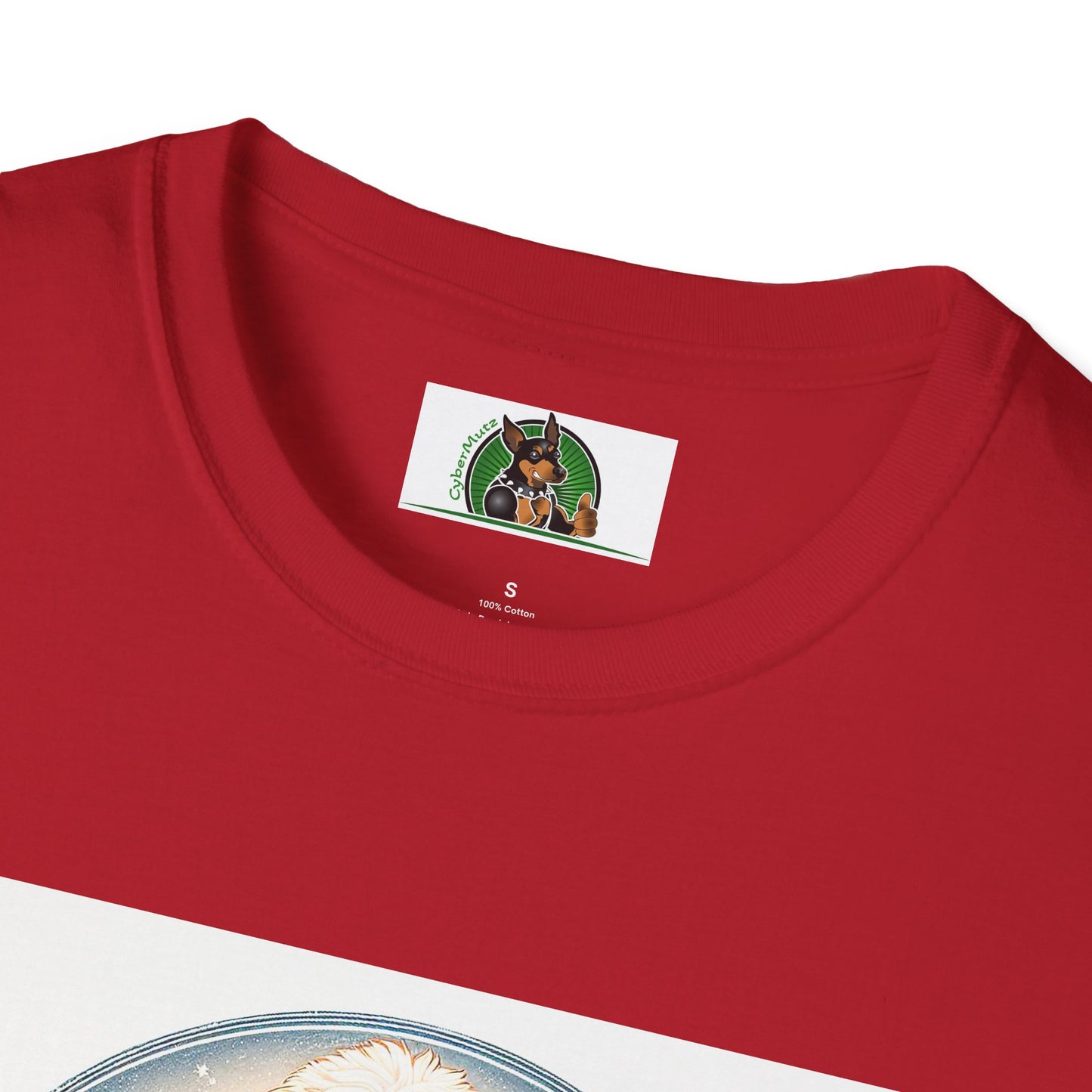 Golden Doodle flowery waves t shirt