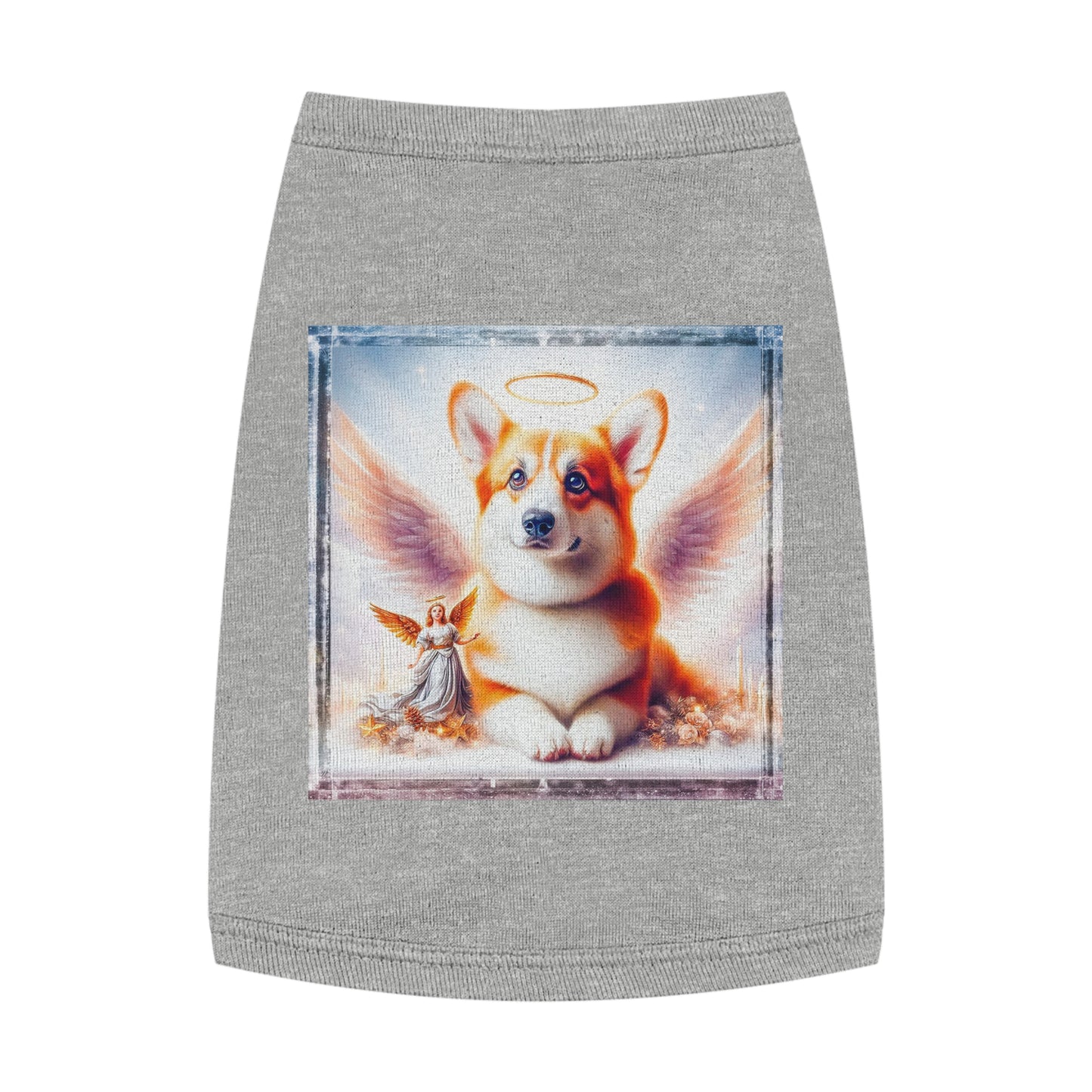 Pembroke Welsh corgi pretty Angel Pets Printify M Heather