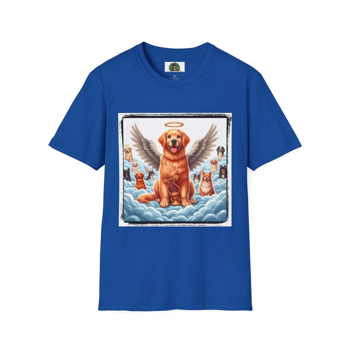 Golden Retriever heavenly frirnds shirt T-Shirt Printify XS Royal