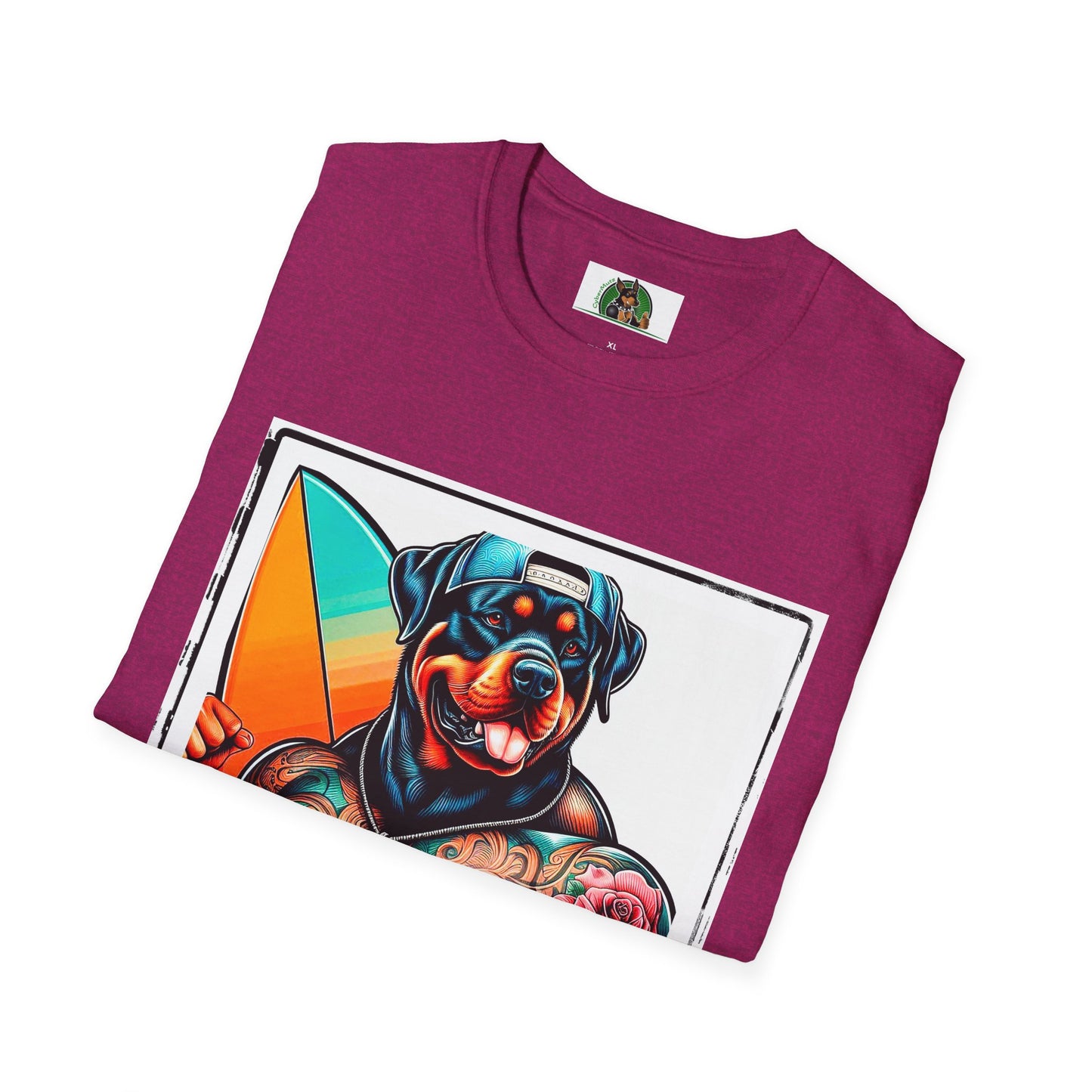 Rottweiler beach hotter shirt
