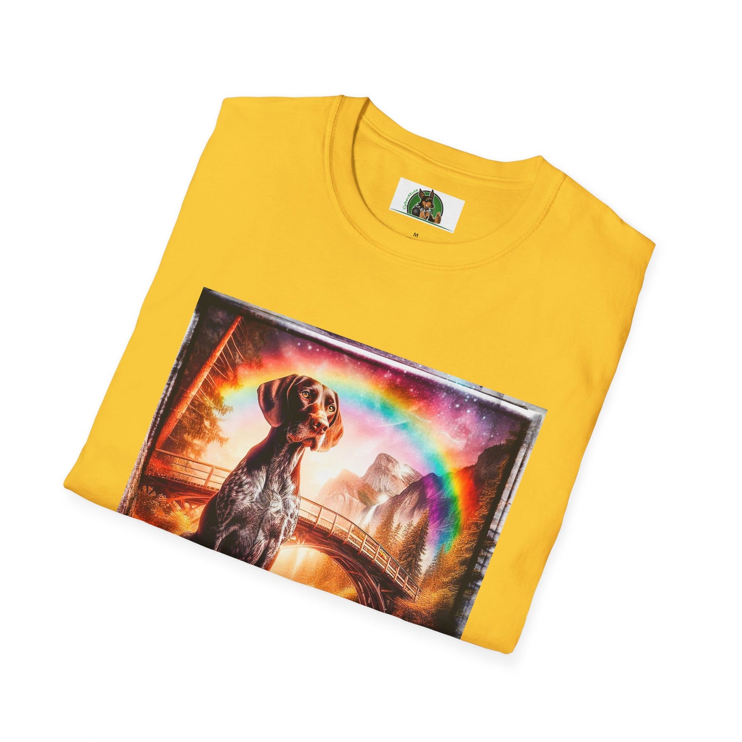 German Shorthaired Pointer crashing waves t shirt