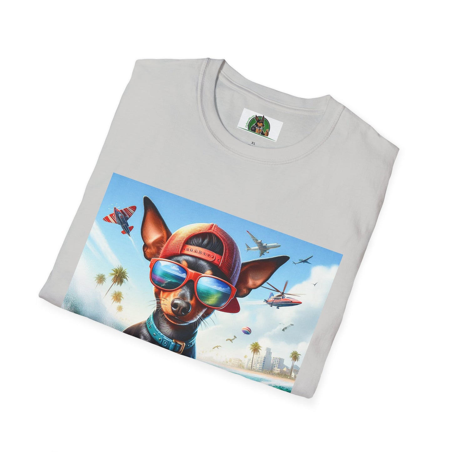 Min Pin T-Shirt tiny surfer
