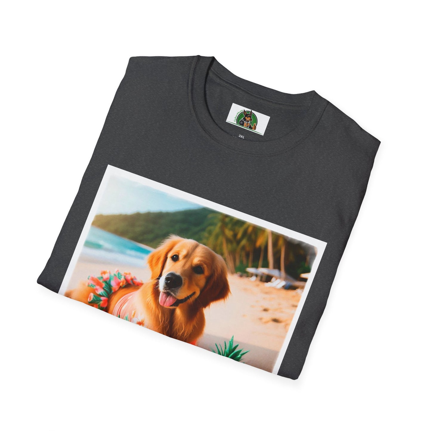Golden Retriever swim day shirt T-Shirt Printify