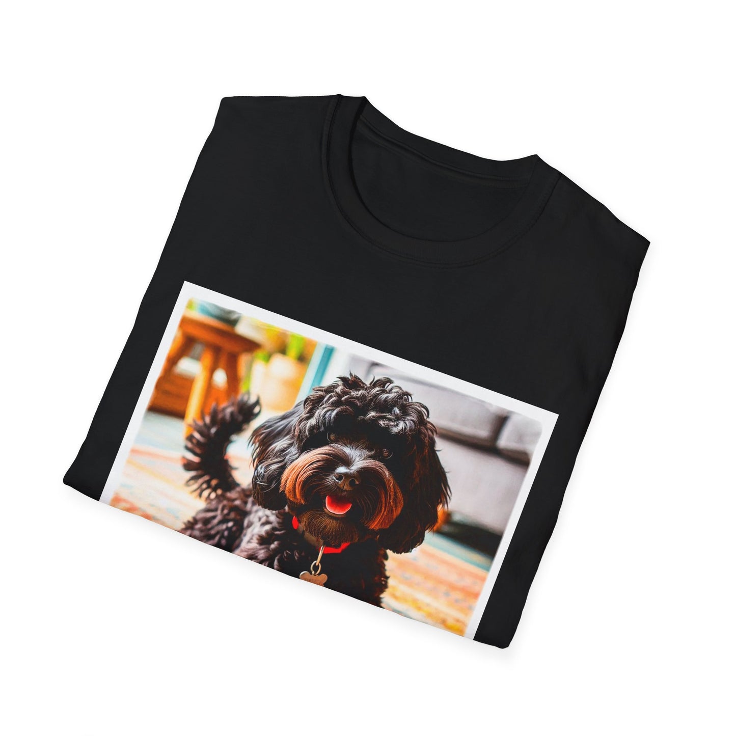 CockerPoo happy smiling t shirt T-Shirt Printify