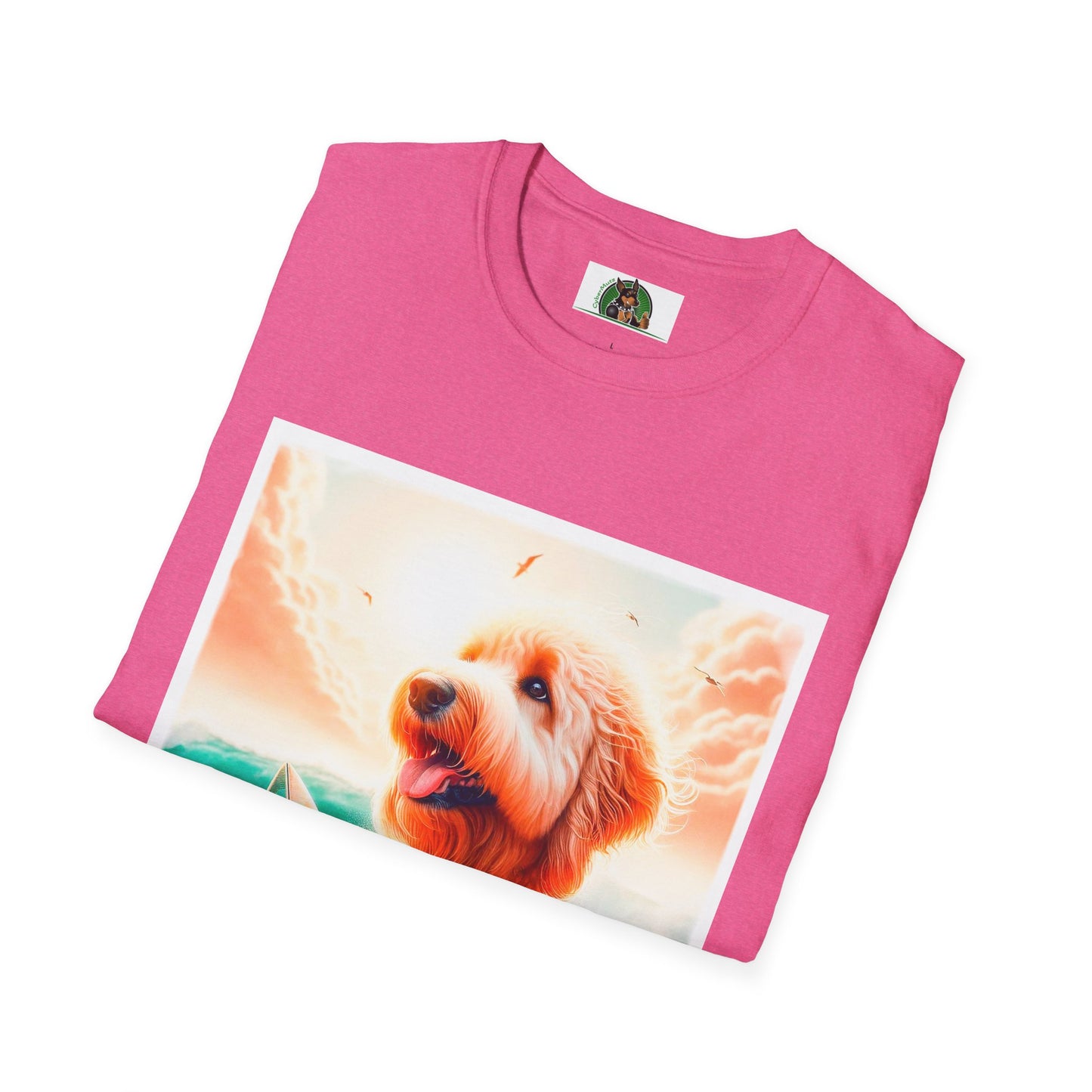 Golden Doodle pretty surfer shirt