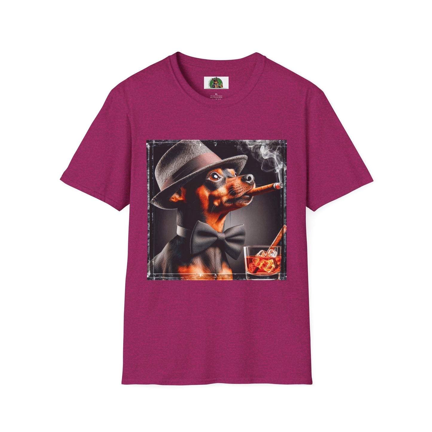 Min Pin T-Shirt smoking ๐ถ T-Shirt Printify S Antique Heliconia