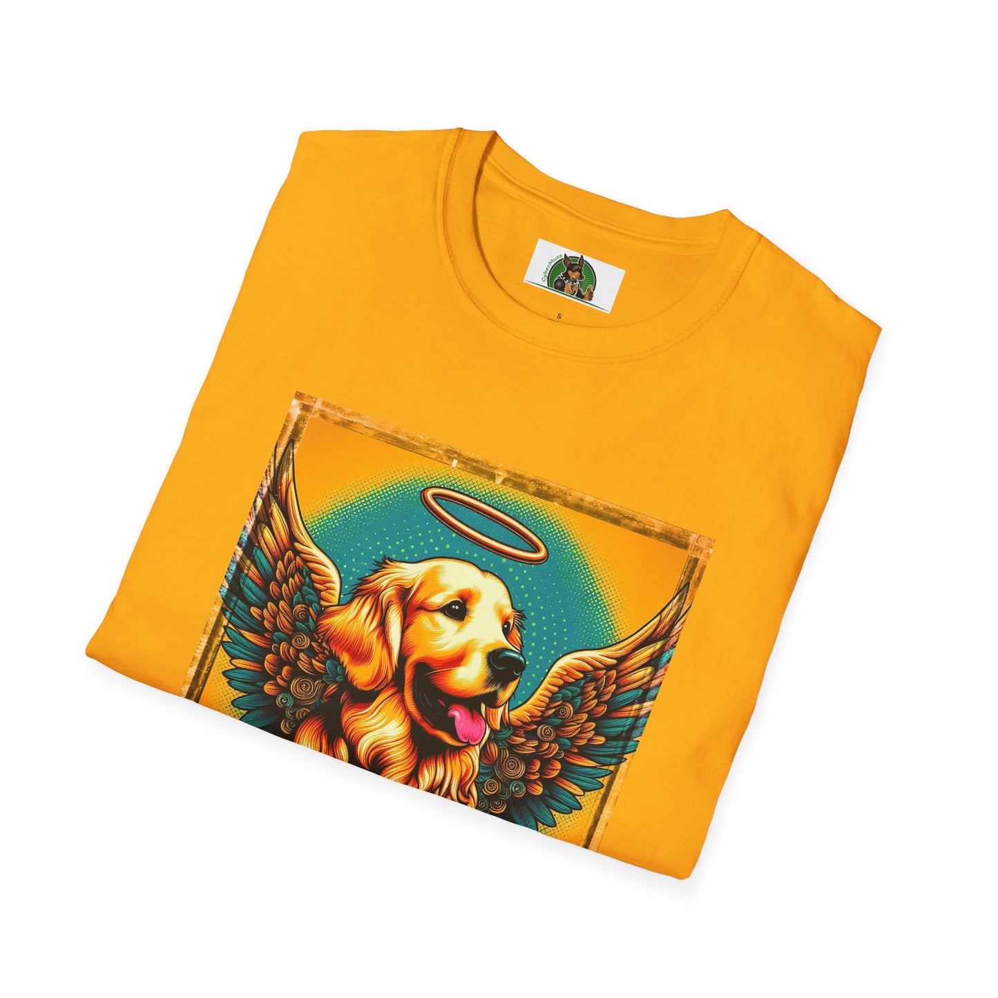 Golden Retriever glowing Angel t shirt