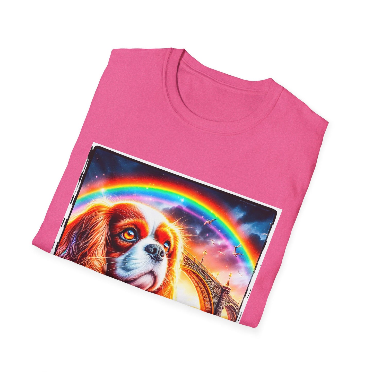 Cavalier King Charles Spaniel Rainbow Bridge TShirt