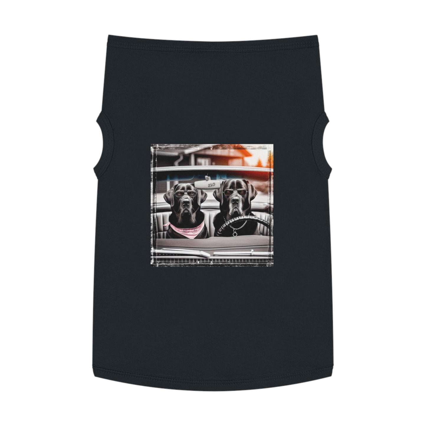 Labrador retriever fun couple shirt Pets Printify XL Black