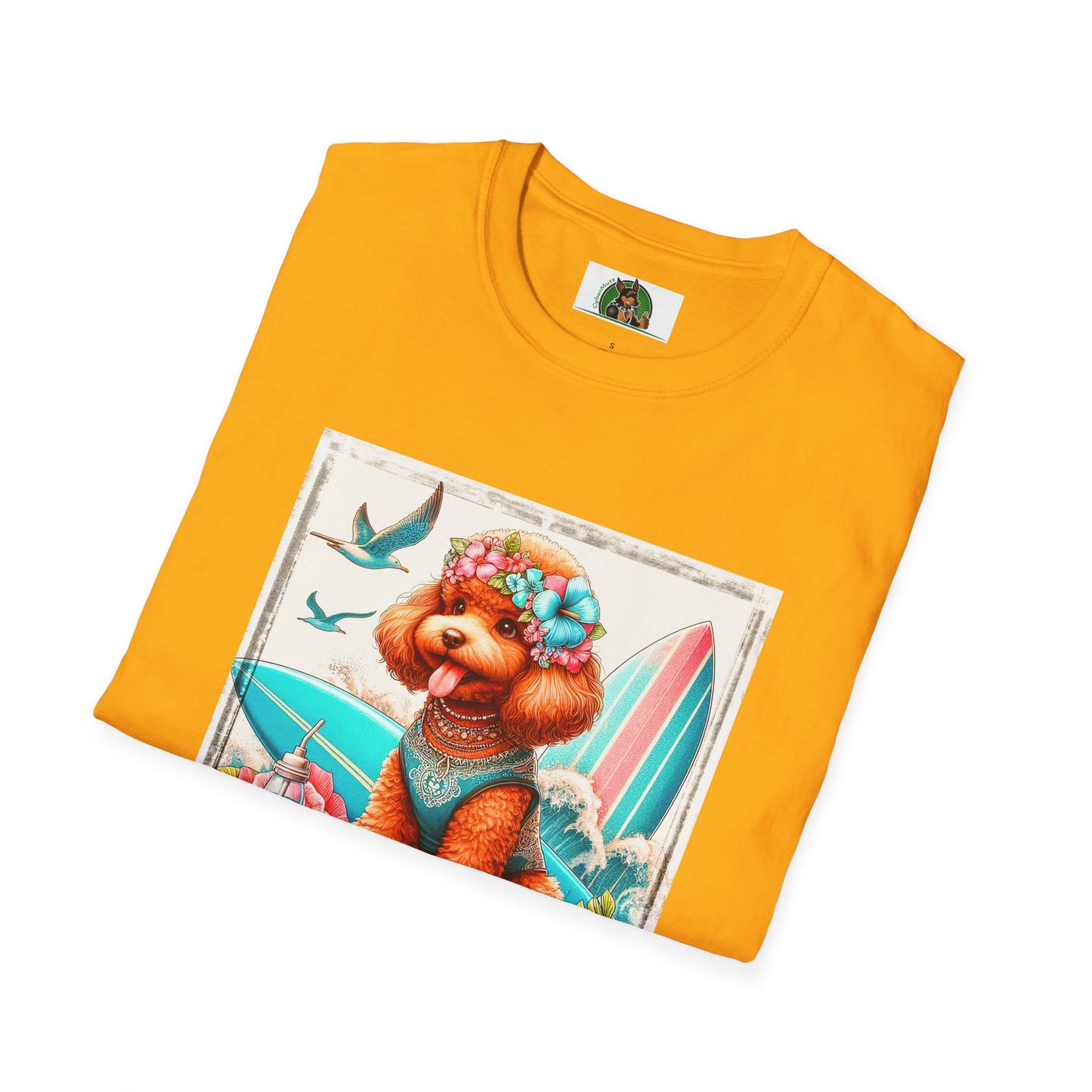 Poodle beach surfer babe t shirt