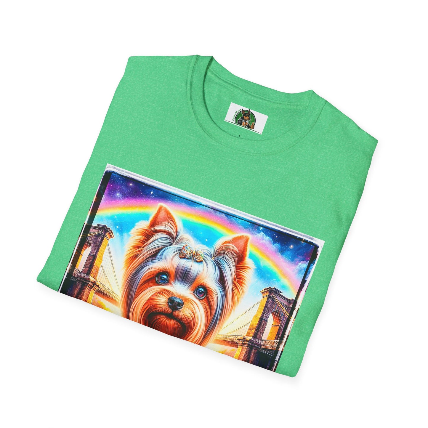 Yorkie rainbow bridge shirt