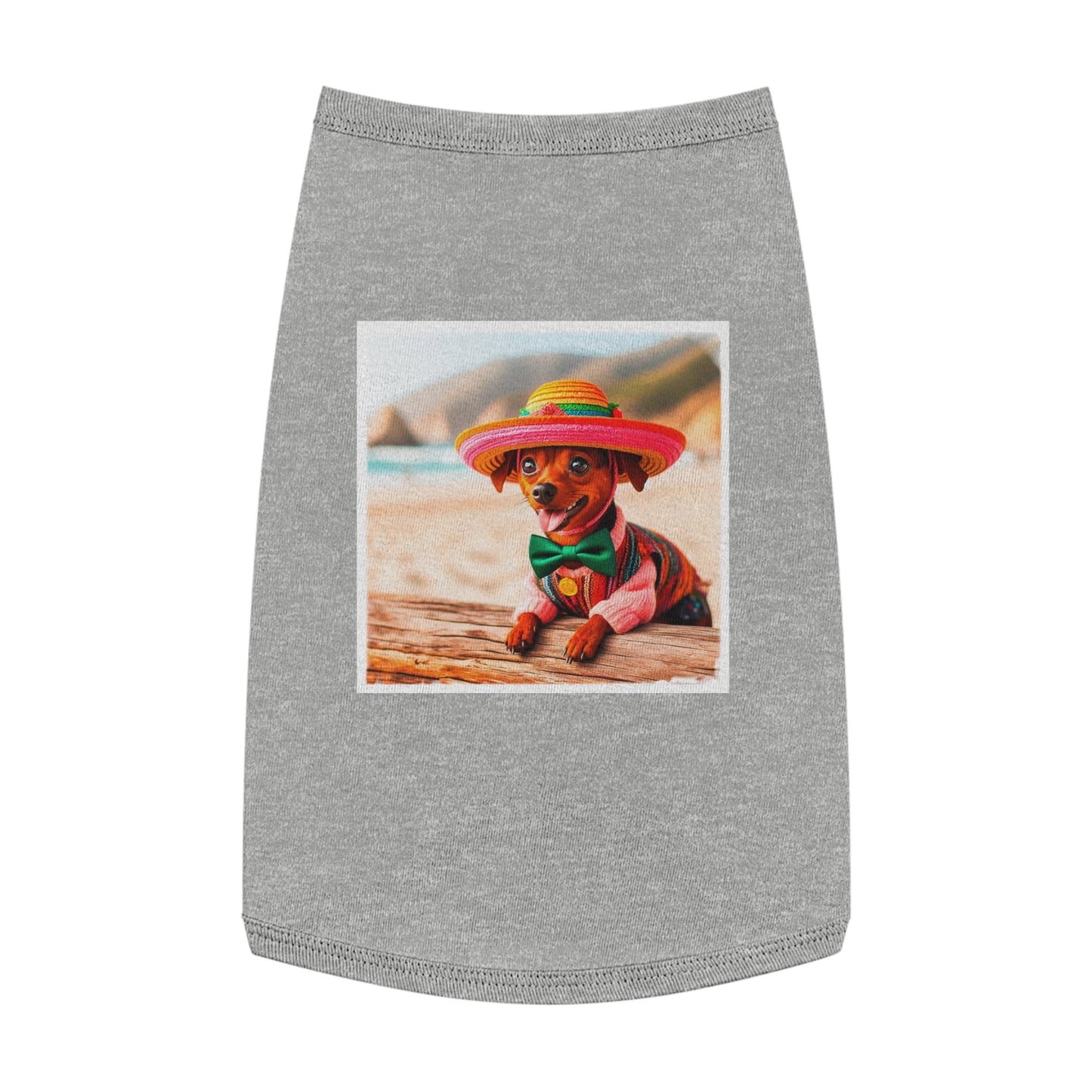 Min Pin Tank Tops cinco de mayo Pets Printify